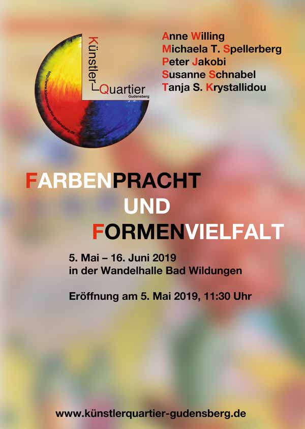 Plakat Farbenpracht und Formenvielfalt