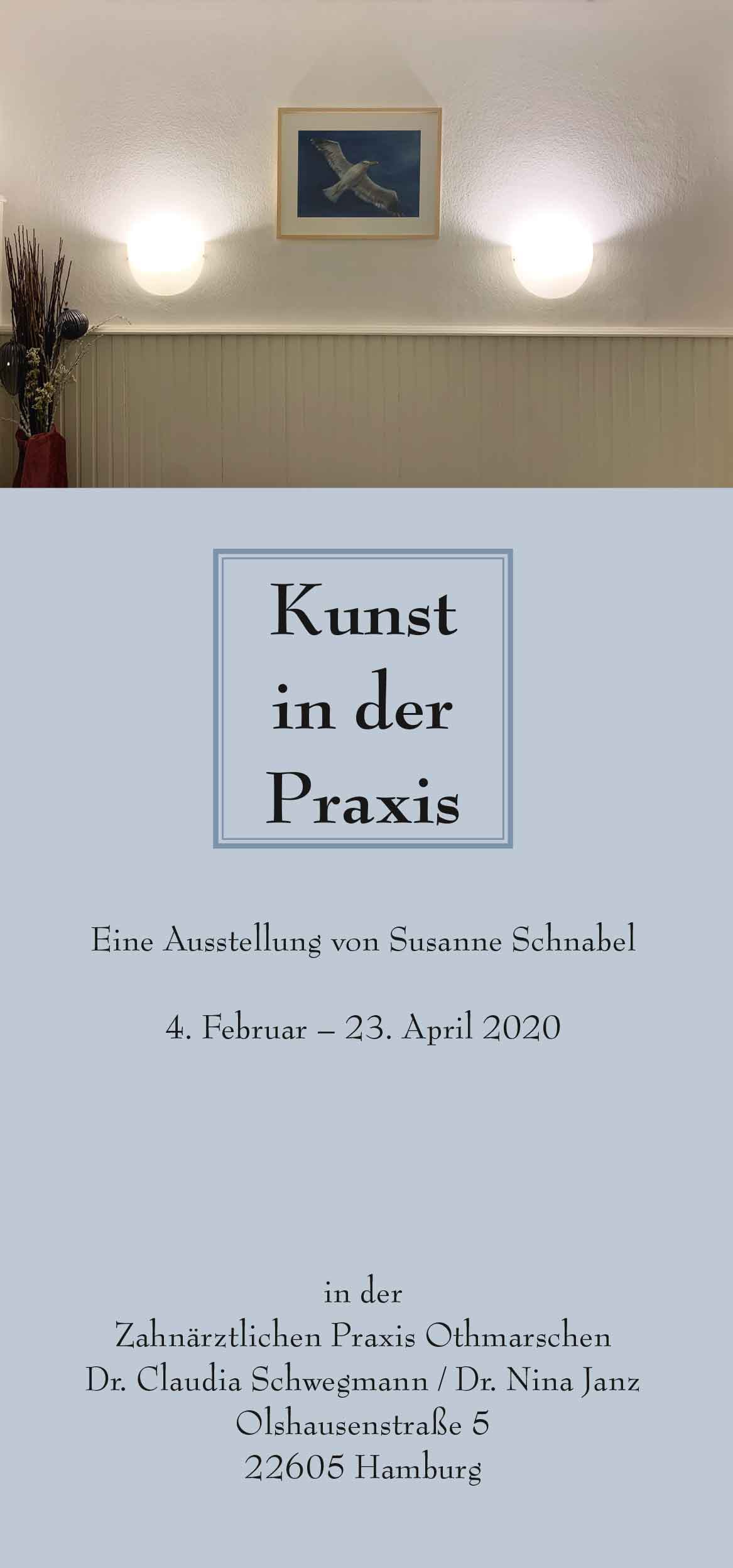 Flyer „Kunst in der Praxis“